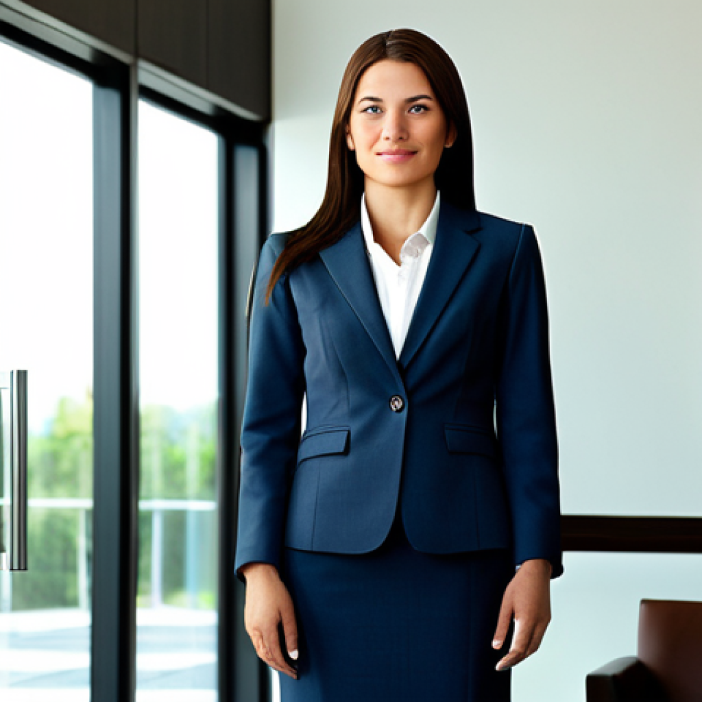 성과 향상을 위한 인지적 자원 활용법 - Professional Businesswoman**

"A professional businesswoman in a modest business suit, standing in a...