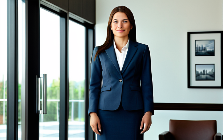 성과 향상을 위한 인지적 자원 활용법 - Professional Businesswoman**

"A professional businesswoman in a modest business suit, standing in a...