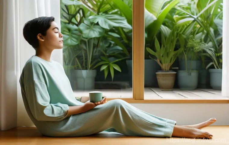 인지적 자원 관리와 생산성의 관계 - **Prompt 1: The Drained Focus of the Digital Age**
    **Description:** A wide shot of a person (gen...